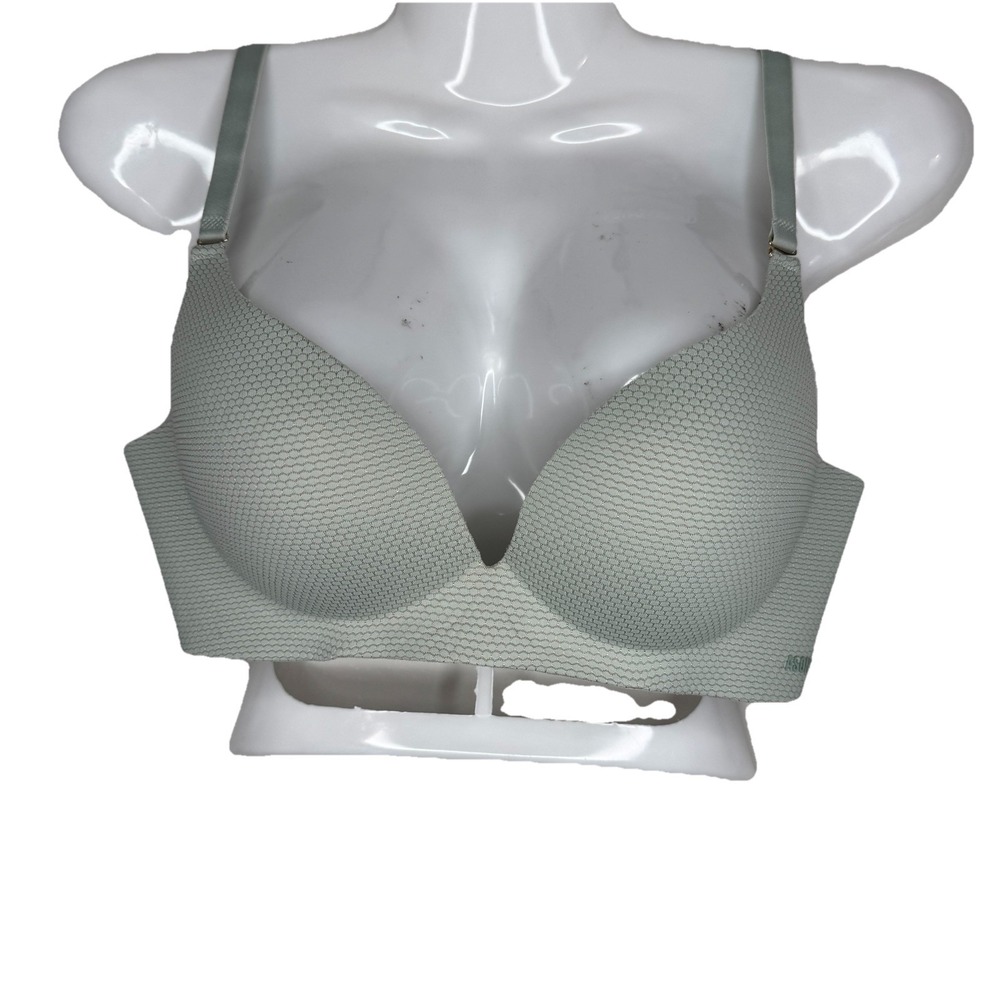 JASON WU Everyday Wire Free Bra Pale Green 34B Soft Adjustable Nylon